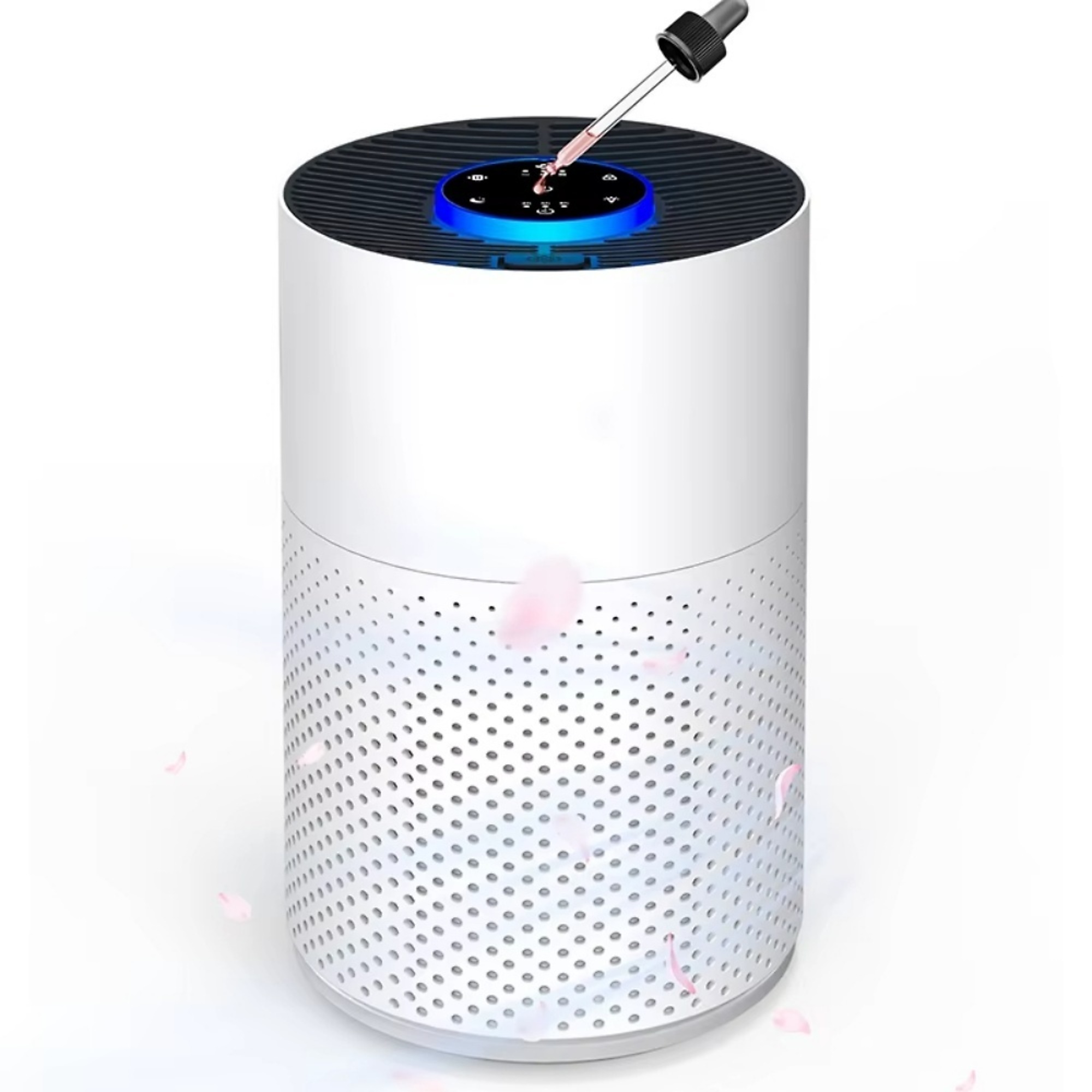 EdenDirect 1050 sq. ft. H14 True White Personal Air Purifier with Adjustable Wind Speed, Ambient Light & Quiet